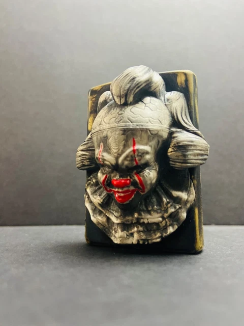 PENNYWISE artisan handmade lighter sterling silver lighter  custom zippo