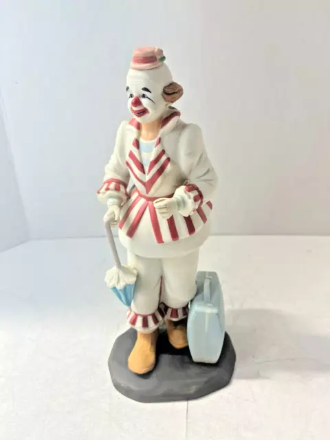 Vintage Flambro Limited Edition Museum Clown -"Felix Adler "Grotesque Makeup"