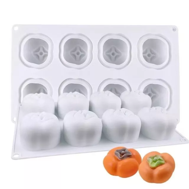 Persimmon Cake Mold Silicone Cavity Mousse DIY Dessert Chocolate