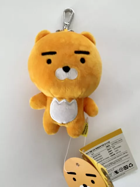 Official Kakao Friends Ryan Plush Doll Bag Charm /Key Ring-Made In Korea
