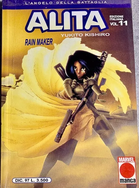 Alita L'Angelo della Battaglia vol.11 Rain Maker di Yukito Kishiro 1997 Marvel