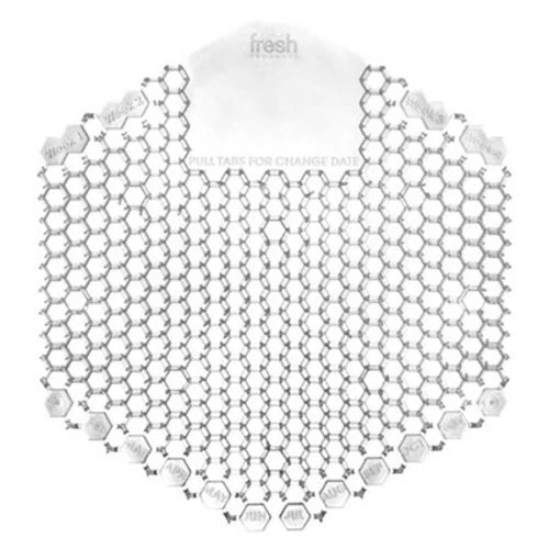 Fresh Products Wave 3D Urinal Screens, Honeysuckle, 60 Screens (FRS3WDS60HON)