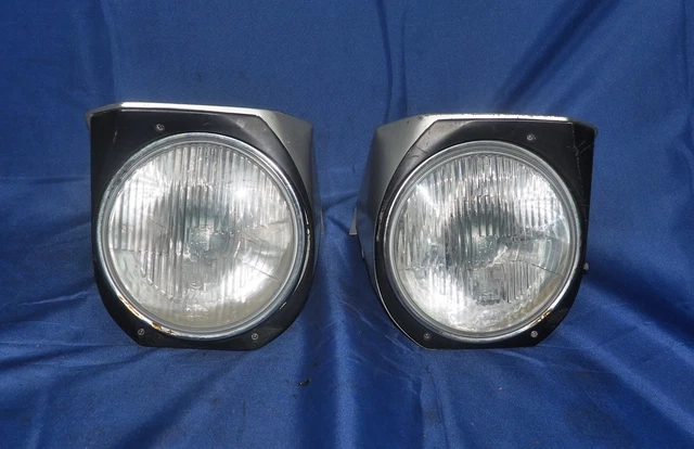 Paire De Phares Extérieurs H4 Carello Pour Fiat 131 Racing - Neufs Originaux - Italie