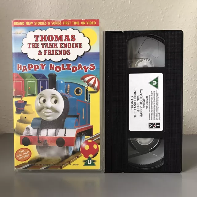 Thomas The Tank Engine And Friends Vhs Video - Happy Holidays - Childrens / Kids Thomas The Tank Engine And Friends Vhs Video - Happy Holidays - Childrens / Kids