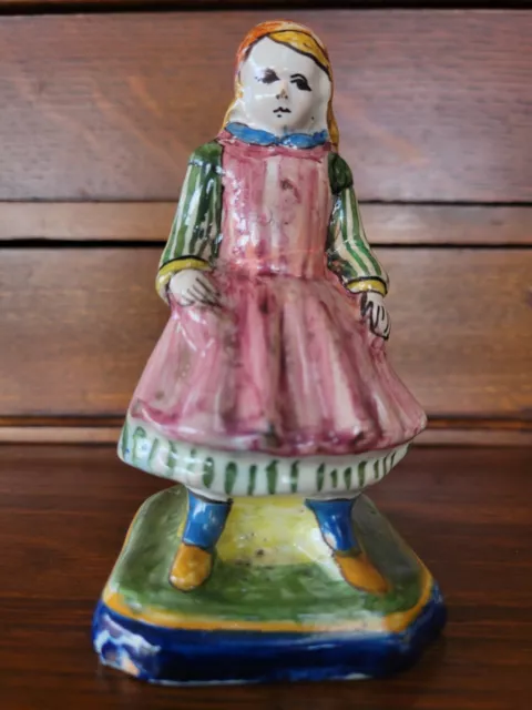 Jeannik Bretonne Signed Henriot Quimper Figurine