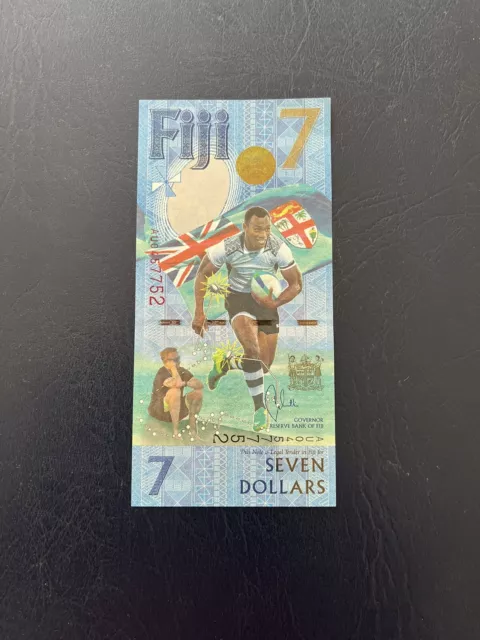 Fijian Dollars 7 Denomination Commemorative Bank Note. Ideal For Collection