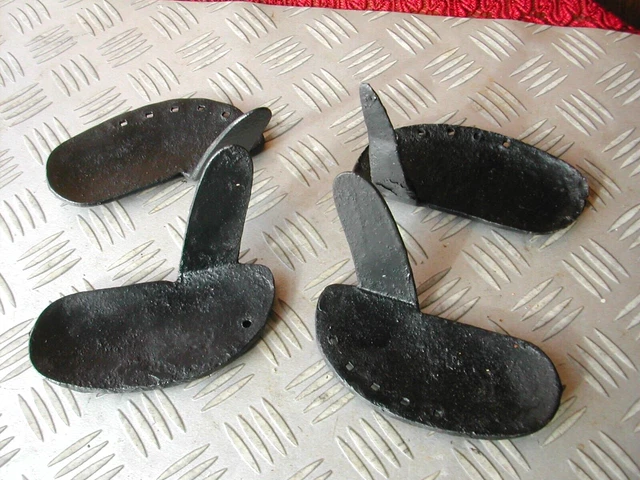 Lot De 4 Fers à Percer Le Cuir – Outils De Maroquinerie, Laçage – 100mm – Neufs