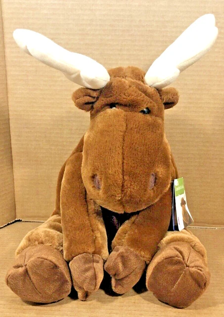 Rare 1st Moose KOHLS CARES FOR KIDS New Dark Brown Velvety Plush * EARLY TAGS
