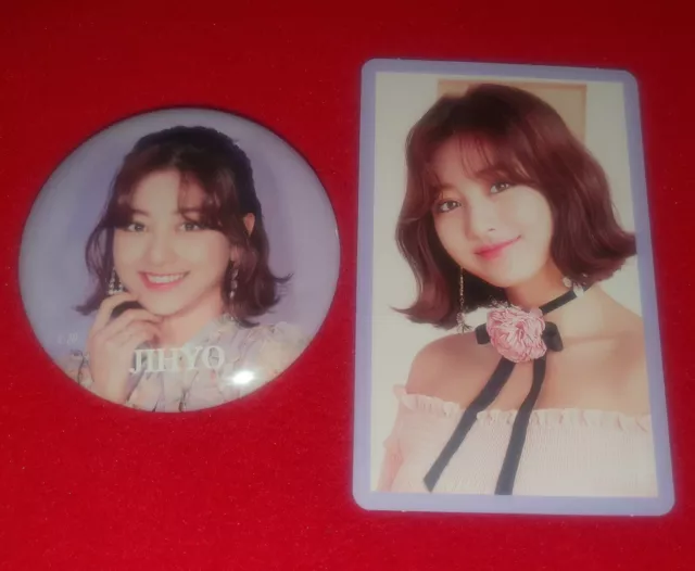 #TWICE Japan JIHYO Album Photocard Button Limited Konzert Tour Kpop Merchandise