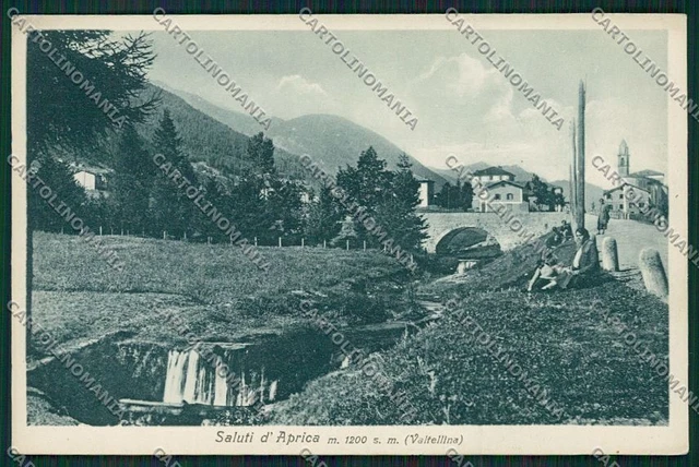 Sondrio Aprica cartolina QQ7444
