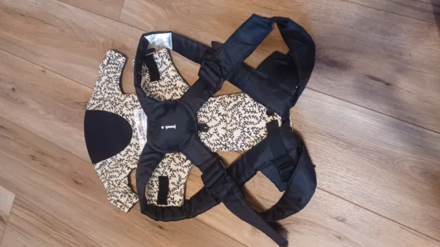 Infantino baby carrier - barely used - black and beige.