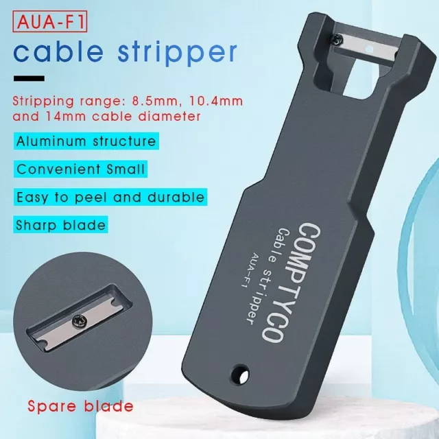 AUA-F1 Optic Fiber Longitudinal Stripper Cable Jacket Slitter 8.5mm 10.4mm 14mm