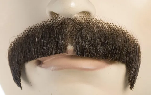 Villain M1 Mustache - Human Hair