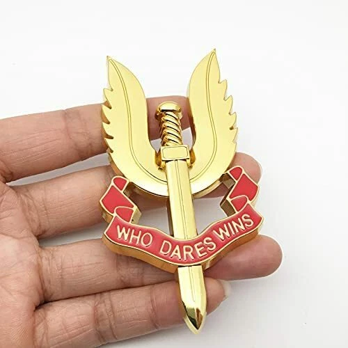 Spilla Da Bavero SAS In Metallo 25mm, Militare, Special Air Service Inglese
