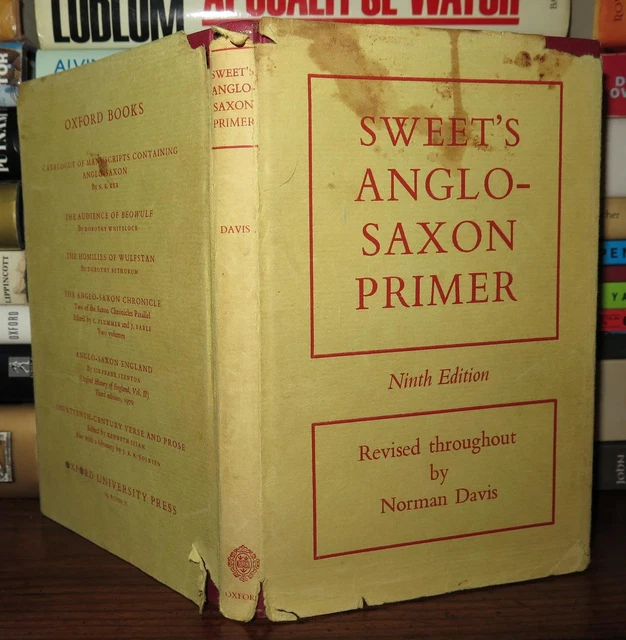 洋書 Sweet's Anglo-Saxon Primer Ninth Edition Amazon.com: Sweet's Anglo-Saxon Primer: 9780198111788: Sweet