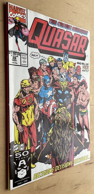 Marvel Comics QUASAR Lot of 4 #26 #28 #38 #39 Thanos Infinity War High Grade NM 3
