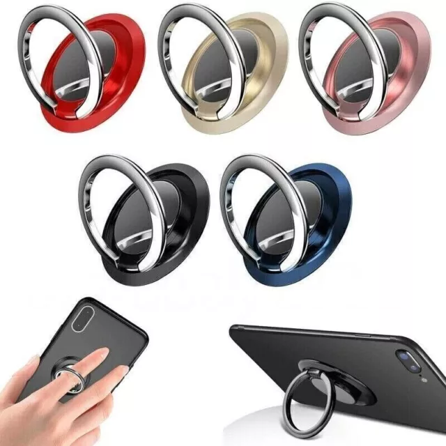 Handy Smartphone Ring Halter - Ultradünn, drehbar 360° Handyring Fingerhalter