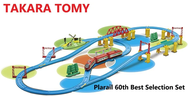 Takara Tomy Plarail Train Series Spielset - Crossing Rail & Güterzug-Set