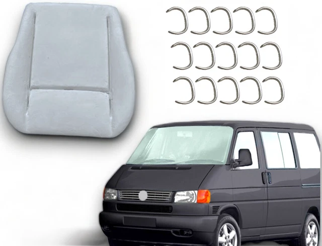 Kit Coussin Mousse de Siège pour VW T4 Transporter Caravelle 1990-2003 2Pcs
