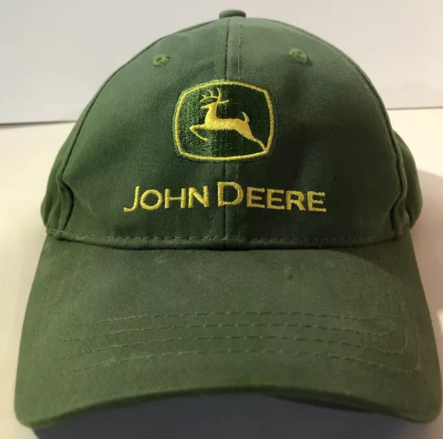 John Deere hat, cap green adjustable Used