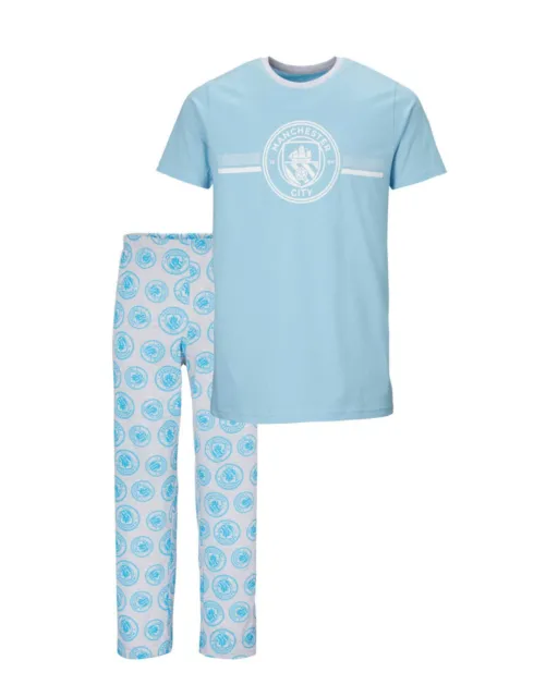 Manchester City FC Kids Pyjamas Set Boys Man City FC (Ages 3-6 Available)