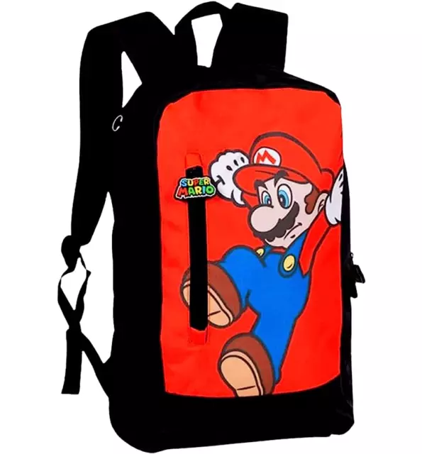 Bag Super Mario – School Twin Compartment Backpack Nintendo Birthday Christmas