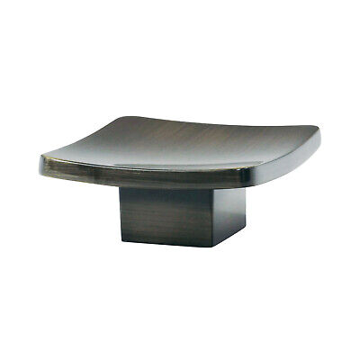 10x Zen Square Style 2-1/4" Rustic Brass Kitchen Cabinet Dresser Knob K906857RB