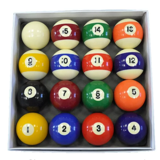 Spots and Stripes Pool Ball Set - UK 2 Inch Table Balls - NEW, ON SALE