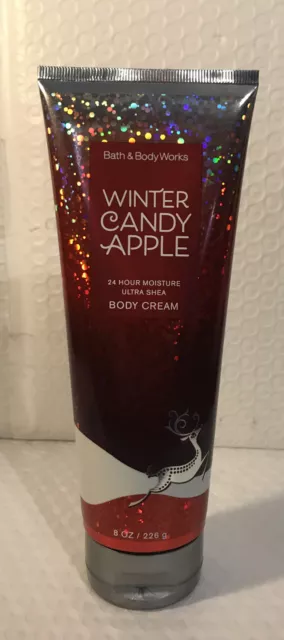 Crema corporal Bath and Body Works invierno caramelo manzana ultra karité