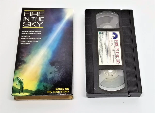 FIRE IN THE Sky VHS 1993 Travis Walton Story $19.99 - PicClick