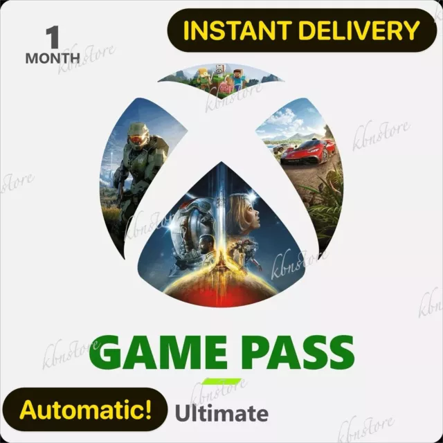 Microsoft Xbox Game Pass Ultimate 1 Month Membership New User Only (e-Delivery)