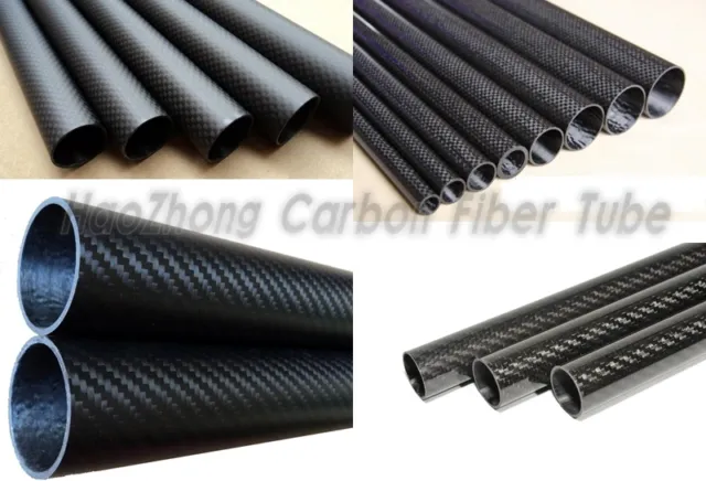 3k Carbon Fiber Tube 1000mmX32mm 33 34mm 35mm 36 38mm 40mm 42 45mm 50mm 60mm FR