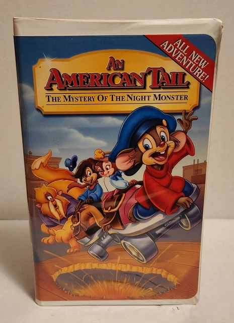 AN AMERICAN TAIL: The Mystery of the Night Monster VHS (2000) Clamshell