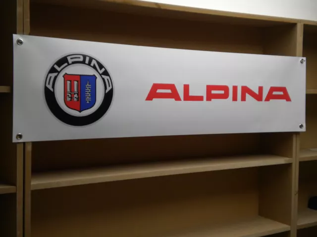 ALPINA Car banner Show sign BMW workshop garage wall display poster