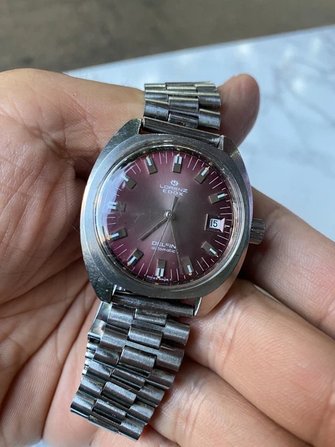 LORENZ EDOX DELFIN AUTOMATIC Vintage Watch Steel Edox EUR 60 00