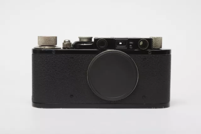 Leitz Leica 2 Couplex "Laque" Black Body + Leica Etrin Case Very Good Condition