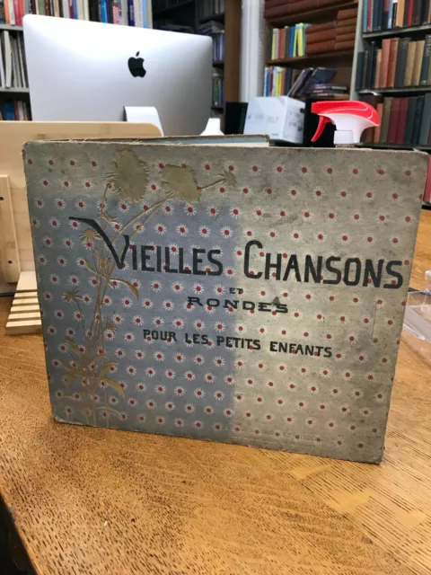 1910 Vieilles Chansons Pour Les Petits Enfants Charles Marie Widor Illustrated