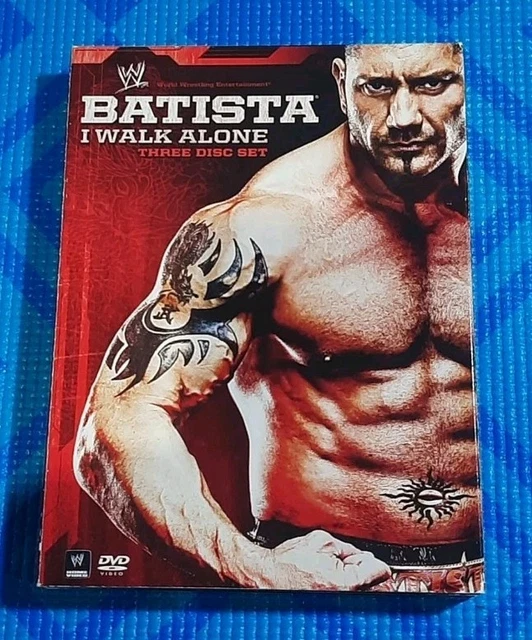 WWE: BATISTA - I Walk Alone DVD (2009) Batista cert 15 3 discs