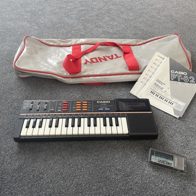 Pt 82 Casio 1980 Keyboard VINTAGE 1980'S CASIO PT-10 ELECTRONIC