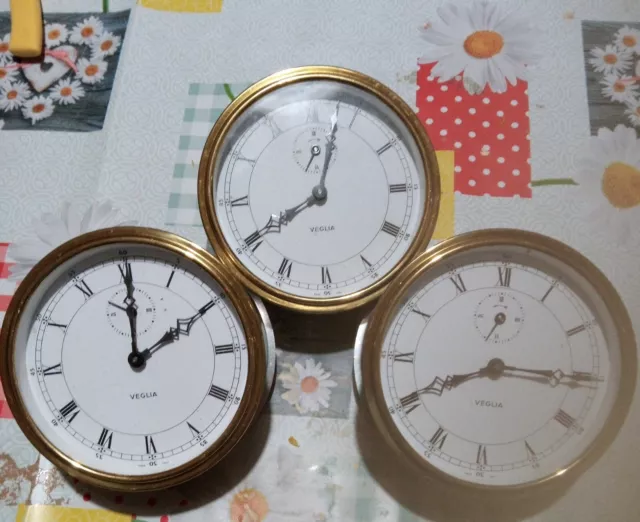 Orologio Meccanismo Sveglia Nuovo Marca Veglia 3 Pezz Anni 70i Compra Subito