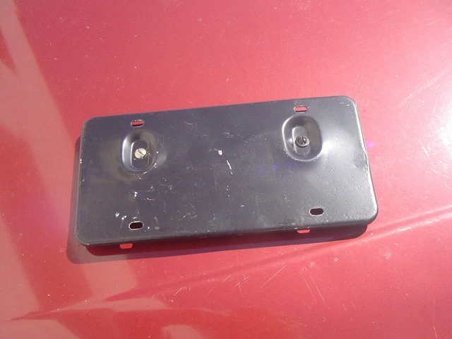 VG Used License Plate Support + 2 Brackets MGB MGC Austin Healey Sprite + Bugeye