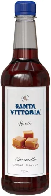 Santa Vittoria Caramel Syrup, 750 ml | FREE SHIPPING