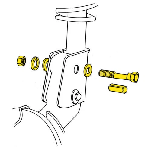 Moog K9757 Alignment Cam Bolt Kit Front Lower