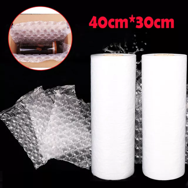 2Rolls Air bubble Film Cushion Bubble Bubble Packing Shipping Sealing SALE