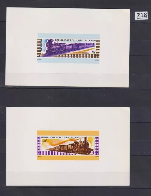 # Congo - Mnh - 2 Deluxe - Locomotives