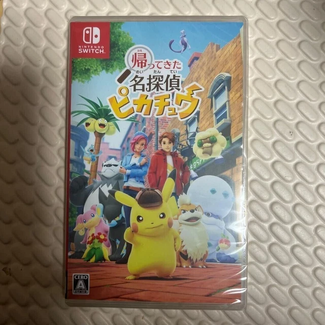 Nintendo Switch Detective Pikachu Returns Japanese Pokemon Sealed Video Game F/S