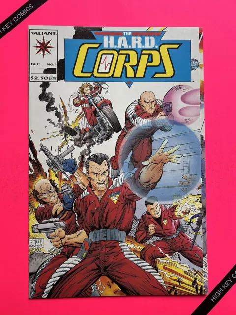 HARD Corps #1 Gatefold Jim Lee Cover A Valiant 1992 NM