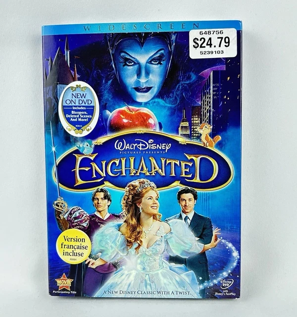 DISNEY ENCHANTED WIDESCREEN (DVD, 2007) with Slipcover **New Sealed ...