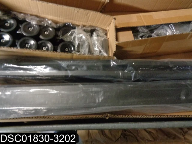 8 Foot Black Barn Door Rail Hanging Kit With Hardware