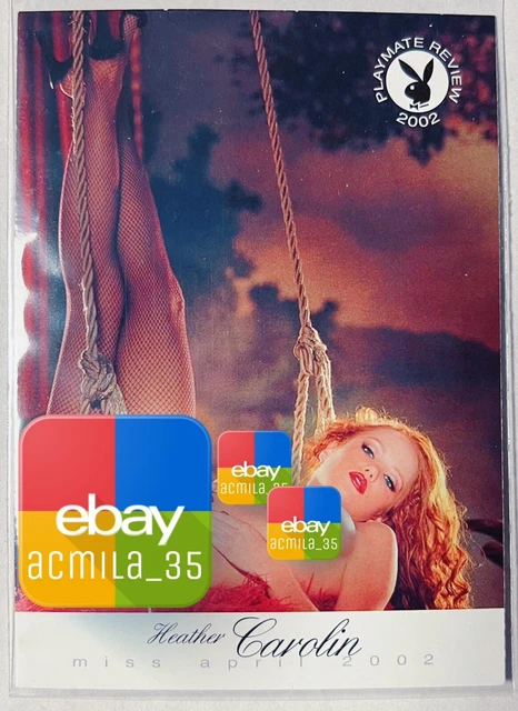 PR16 2004 PLAYBOY Playmate Review Heather Carolin Miss April 2002 $2.00